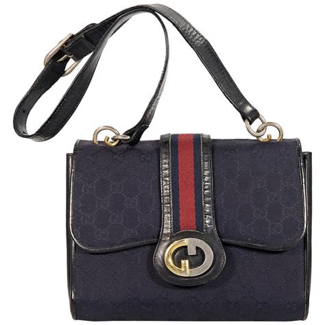 navy blue gucci purse.